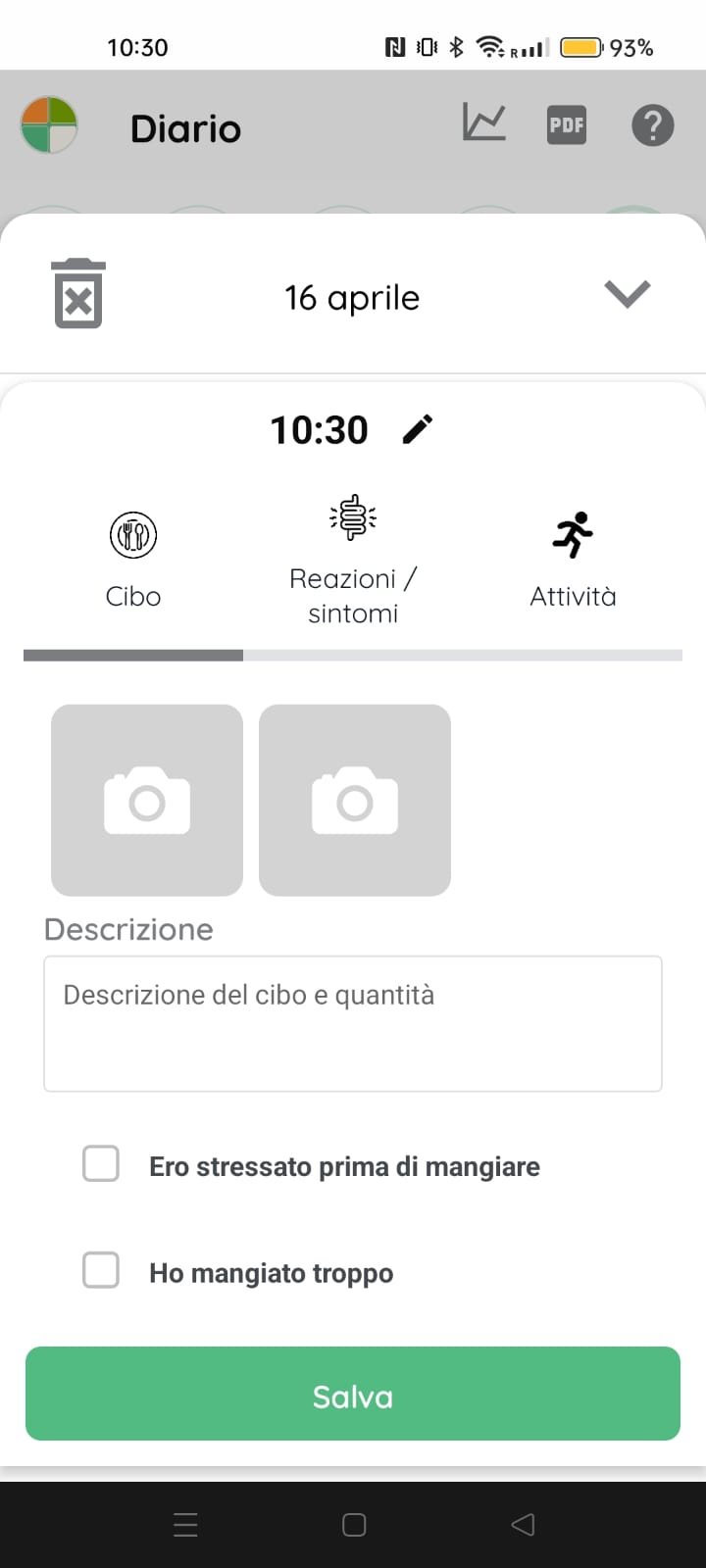 Diario Alimentare